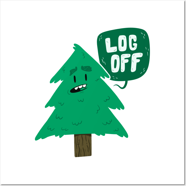 Log Off Wall Art by NamelessPC